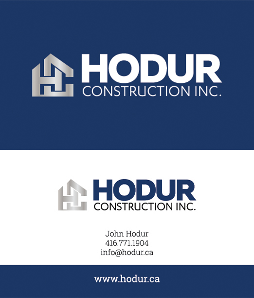 hodur construction business card