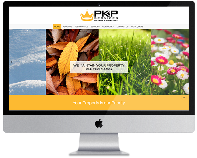 PKP Services portfolio screen