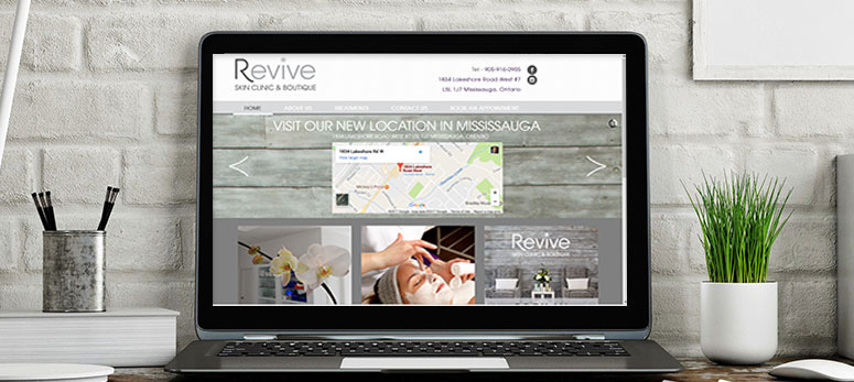 Revive Skin Clinic laptop