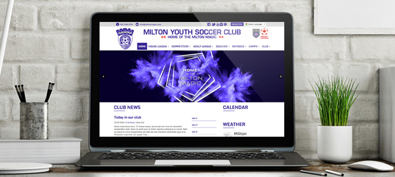 milton youth soccer club laptop