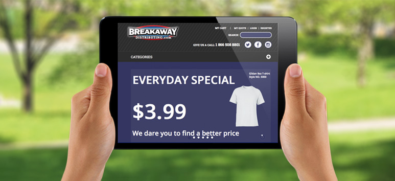 breakaway distributing ipad