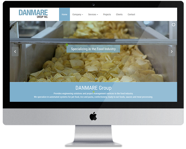 danmare group portfolio screen