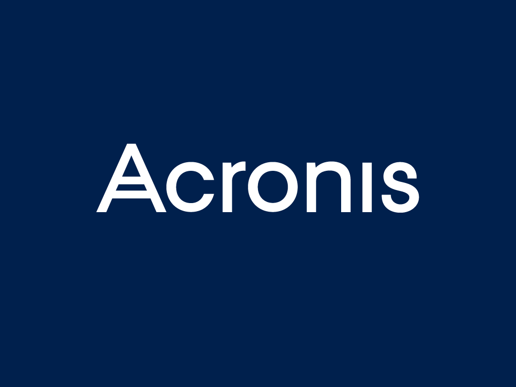 Acronis logo invert